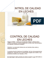 Control de Calidad Leche