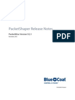 PacketShaper Release Notes v921