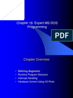 Expert MS-DOS Programming