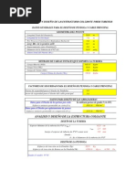 Hoja de Calculo para Cruce Aereo