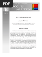 Religion y Cultura - Jacques Maritain PDF