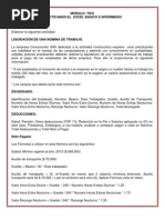 Actividades Nomina Excel