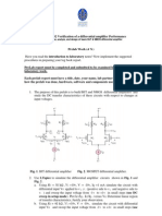 CO#1 Describe, Analyze, and Design of Basic BJT & NMOS Differential Amplifier