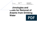 Arsenic Treatments and Costs