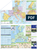 Eurail Railwaymap 2013, Željezničke Pruge Europe