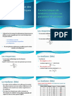 Caractéristique de La Distribution Marginale