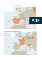 Mapas de Revoluciones 1820, 1830 y 1848