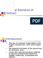 Essential Elements of Contract