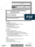 GCSE Design and Technology - Electronic Products