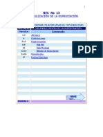 NEC 13 Contabilización de La Depreciación