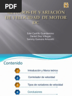 Métodos de Variación de Velocidad de Motor DC