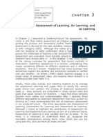 Assessment of For As Learning