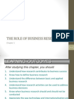 Chapter 1 The Role of Business Research