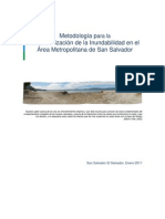 METODOLOGÍA para La Caracterización de La Inundabilidad en El Área Metropolitana de San Salvador