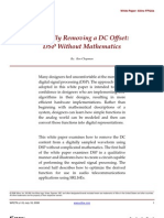 Digitally Removing A DC Offset: DSP Without Mathematics: WP279 (v1.0) July 18, 2008