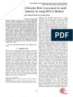 Musculoskeletal Disorder Risk Assessment in Small Scale Forging Industry by Using RULA Method