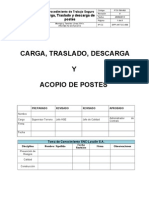 PTS 750-052 Carga, Traslado, Descarga y Acopio de Postes1.1