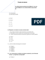 Prueba de Meiosis