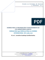 Manual para Organizacion y Funcionamiento Lab Clinicos