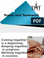 Teams and Teamwork