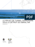 Projet Tunnel Ferroviaire Sour Le Détroit de Gibraltar