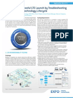 Ensuring A Successful LTE Launch by Troubleshooting Throughout The Technology Lifecycle