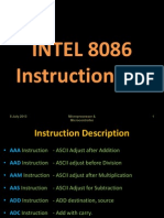 8086 Instruction Set