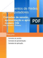 Redes de Computadores Parte 8 - Camadas de Sessão, Apresentação e Aplicação Do Modelo OSI