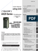 Manual-DAIKIN Oil Cooling Unit AKZ9 Series - AKZ9 Manual - English PIM00318 - A