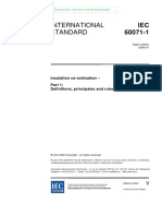 International Standard: Insulation Co-Ordination - Definitions, Principales and Rules