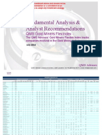 Fundamental Equity Analysis - QMS Gold Miners FlexIndex - The QMS Advisors' Gold Miners Flexible Index Tracks Companies Involved in The Gold Mining Industry