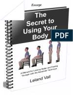 Secret To Using Your Body Excerpt