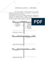 Tratamiento Contable de La Cuenta Mercaderías