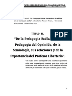 Carlos Ampuero. La Pedagogia Radical