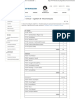 Matriz Curricular - Engenharia de Telecomunicações - Faculdade de Tecnologia