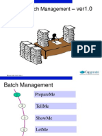 MM Batch Management