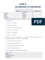 Ejercicios Repaso 3 Decl - 2 Eval - Latín 4º Eso