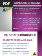 El Signo Linguistico