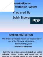 Presentation On Turbine Protection System: Prepared by Subir Biswas