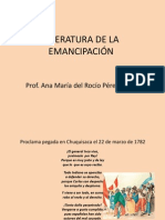 Literatura de La Emancipación