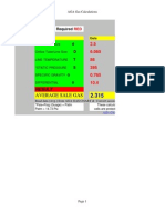 AGA Gas Calculation