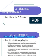 Validación de Sistemas Computarizados