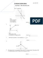 f4 Maths Revision c5 Straight Line