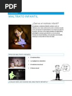 Triptico de Maltrato Infantil