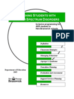 Teaching Students With Autism Spectrum Disorders