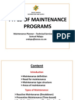 Types of Maintenance 