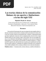 Las Teorías Clásicas de La Comunicación