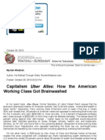 Myriam Miedzian - Capitalism Uber Alles - How The American Working Class Got Brainwashed