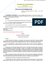 ESTRATÉGIA NACIONAL DE DEFESA - Decreto Nº 6703