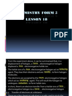 Chemistry Form 5 Lesson 18
